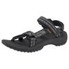 Sandale TEVA "Terra Fi Lite", Gr. 39, grau (schwarz), Textil, gemustert, sportlich, Schuhe Outdoorsandale Riemchensandale Sandale, mit Klettverschluss
