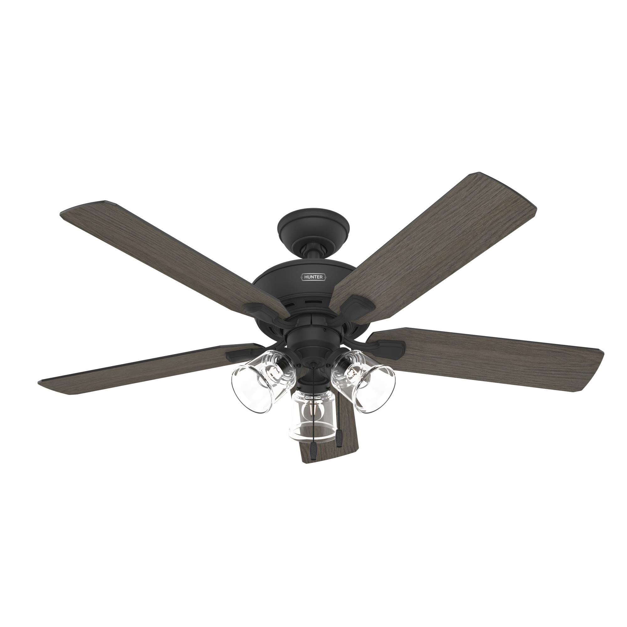 Hunter Fan Rosner 52 Inch Ceiling Fan with Light Kit - 51595