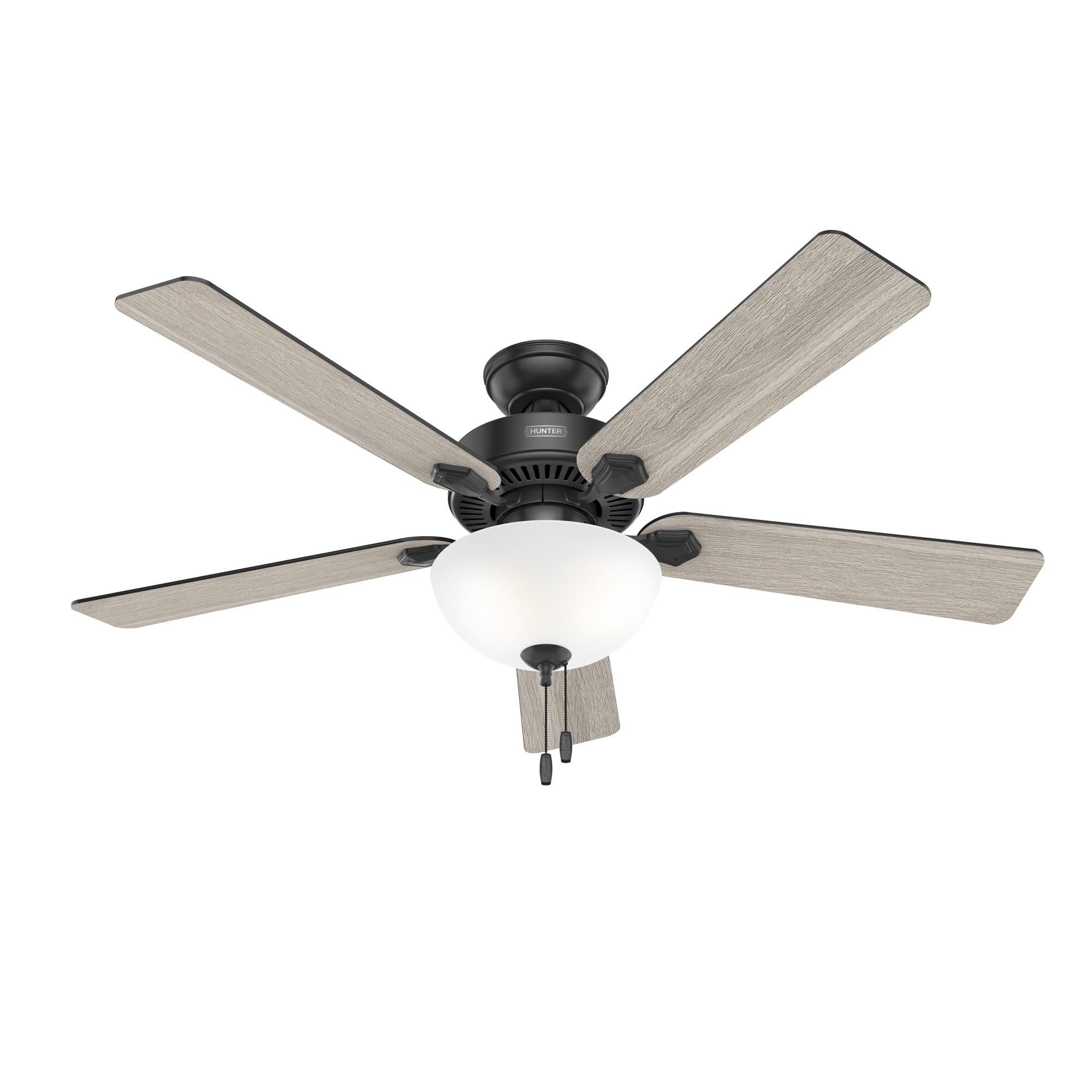 Hunter Fan Swanson 52 Inch Ceiling Fan with Light Kit - 51738