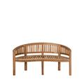 Banc de forme organique en teck L150cm naturel