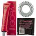 Igora Royal 8-65 Light Blonde Chocolate Gold Permanent Hair Color and Goomee Hair Loop Single Diamond Clear (Bundle 2 items)