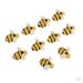 60 Pieces Bee Shape Flatback Button Jewelry Making Embellishment Kids Toys Crafts Phone Case Decorations Clothes Ornaments