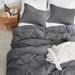 Natural Loft® Oversized Comforter - Pewter|King