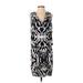 Kenneth Cole New York Casual Dress - Shift: Black Aztec or Tribal Print Dresses - Women's Size Small