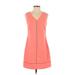 Banana Republic Casual Dress - A-Line: Pink Color Block Dresses - Women's Size 2 Petite