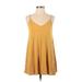 Silence and Noise Sleeveless Top Yellow Plunge Tops - Women's Size X-Small