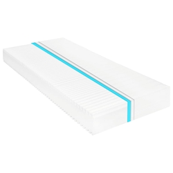 vidaXL Matratze 90 x 200 cm 7 Zonen PU Schaum 16 cm H2 H3