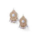 Plus Size Women's Beaded Drop Earrings by Accessories For All in Gold
