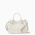 Kate Spade Bags | Kate Spade Dumpling Small Pebbled Leather Satchel Crossbody, Parchment Nwt | Color: White | Size: Small