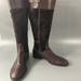 J. Crew Shoes | J. Crew Boots Brown Leather And Suede Equestrian Style Zip Up Side Italy, Size 6 | Color: Brown/Gold | Size: 6