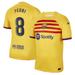 Youth Nike Pedri Yellow Barcelona 2022/23 Fourth Breathe Stadium Replica Player Jersey