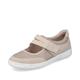 Rieker Damen Riemchenballerinas N0951, Frauen Flats,Mary-Jane,Ballerinen,Pumps,Halbschuhe,Sommerschuhe,Slipper,Ballet-Flats,beige (62),41 EU / 7.5 UK