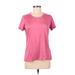 Reebok Active T-Shirt: Pink Activewear - Women's Size Medium