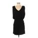 Laundry by Shelli Segal Casual Dress - Mini: Black Solid Dresses - Women's Size 2