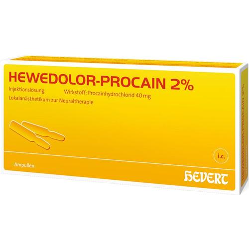 Hewedolor Procain 2% Ampullen 10 St