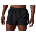 Asics - Core Split Short - Running shorts size L, black/brown