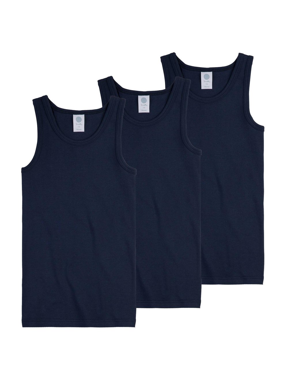 Sanetta Unterhemd 3er Pack Jungen blau, 128 Image