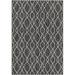 Mark&Day Outdoor Area Rugs 4x6 Valentijn Traditional Indoor/Outdoor Dark Gray Area Rug (4 3 x 5 11 )