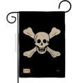 Breeze Decor BD-PI-G-107038-IP-DB-D-US13-BD 13 x 18.5 in. Richard Worley Burlap Coastal Pirate Impressions Decorative Vertical Double Sided Garden Flag