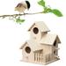 RnemiTe-amo Dealsï¼�Log Cabin Birdhouse Bird House Bird House for Outside Hummingbird House Hanging Big Birdhouse Nesting Box Birdhouse for Backyard/Courtyard/Patio Decor