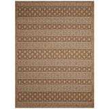 Liora Manne Monterey Tribal Stripe Indoor/Outdoor Rug Black