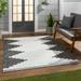 Mark&Day Outdoor Area Rugs 8x8 Wolfheze Global Indoor/Outdoor Black Square Area Rug (7 10 Square)