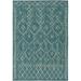 Mark&Day Outdoor Area Rugs 12x15 Wijnaldum Global Indoor/Outdoor Aqua Area Rug (12 x 15 )