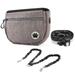 JVMU Dog Treat Training Pouch Portable Fanny Pack with Multiple Pockets And Poop Bag Dispenser with Pet Leash - Gray