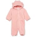 Amazon Essentials Unisex Baby Baby-Schneeoverall aus Sherpa-Fleece, Gehaucht Rosa, 0-3 Monate