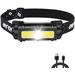 Powerful 1000 Lumens Headlamp Rechargeable Led Headlamp With Red White Light And Detachable Magnet 7 Modes Head Torch For Running Camping Fishing