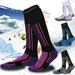 Bluethy 1 Pair Winter Men Women Outdoor Sports Snowboard Cotton Thermal Warm Long Ski Socks