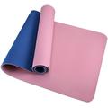 Yoga Mat TPE Workout Mat - Premium 6mm Print Extra Thick Non Slip Exercise & Fitness Mat for All Types of Yoga Pilates & Floor Workouts (72 L x 24 W x 6mm Thick)