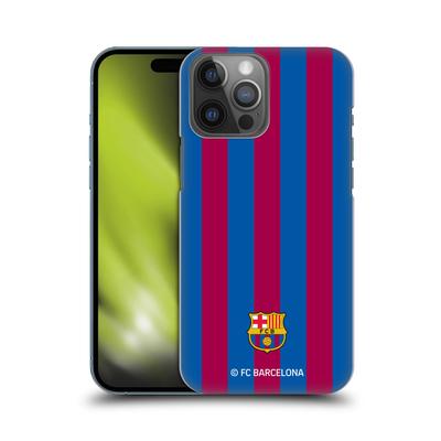 Barcelona Stripes Handyhülle mit fester Rückseite – Rot/Blau – iPhone