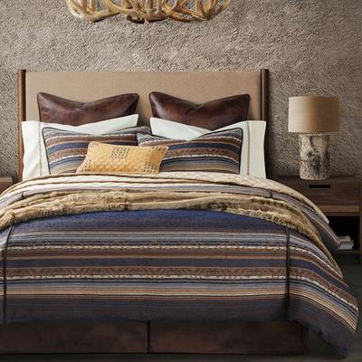 Estes Mini Comforter Set Blue, Twin, Blue