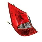 CAPA For 12-17 Accent Hatchback Taillight Taillamp Rear Brake Light Driver Side