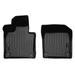 SMARTLINER Custom Fit All Weather 1st Row Black Floor Mat Liner Set Compatible With 2018-2023 Volvo XC60