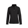 Fleecejacke TRIGEMA "TRIGEMA Taillierte Fleecejacke" Gr. XL, schwarz Damen Jacken Sportjacken