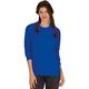 Sweatshirt TRIGEMA "TRIGEMA Sweatshirt" Gr. XXXL, blau (royal) Damen Sweatshirts