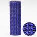 wofedyo Home Decor Rhinestone Ribbons 24 Rows Shiny Diamond Rhinestone Mesh Wrap Roll Party Decorations Blue 12*5*2