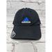 Adidas Accessories | Adidas Aeroready Relaxed Strapback Baseball Cap Hat Logo Black Youth Fit New | Color: Black/Blue | Size: Osb