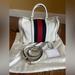 Gucci Bags | Gucci Boston Bag With Signature Web | Color: White | Size: Os