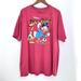 Disney Shirts | Disney Uncle Scrooge Duck Tales Red Shirt Size 2xl | Color: Red | Size: Xxl
