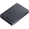 BUFFALO 1TB MiniStation PGF Portable External Hard Drive HDD Shock Resistant, USB 3.2 for PC, Mac