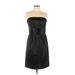 New York & Company Cocktail Dress: Black Solid Dresses - Women's Size 8