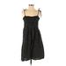 H&M Casual Dress: Black Stars Dresses - Women's Size 4
