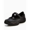 Skechers Girls Velocity Pouty Uniform Mary Jane Trainer - Black