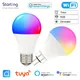 Ampoule Led connectée Tuya 15W B22/E27 WiFi couleur RGBCW lampe Led Via Yandex Alexa Google