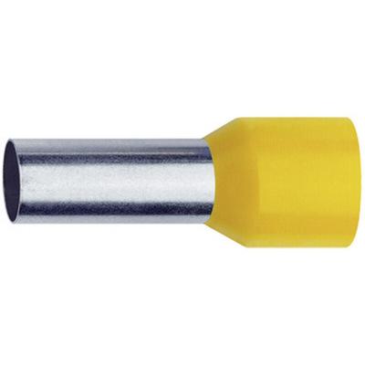 Klauke 47512 Aderendhülse 6 mm² Teilisoliert Gelb 100 St.