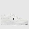 Polo Ralph Lauren masters court trainers in white