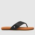 UGG carey flip flop sandals in black